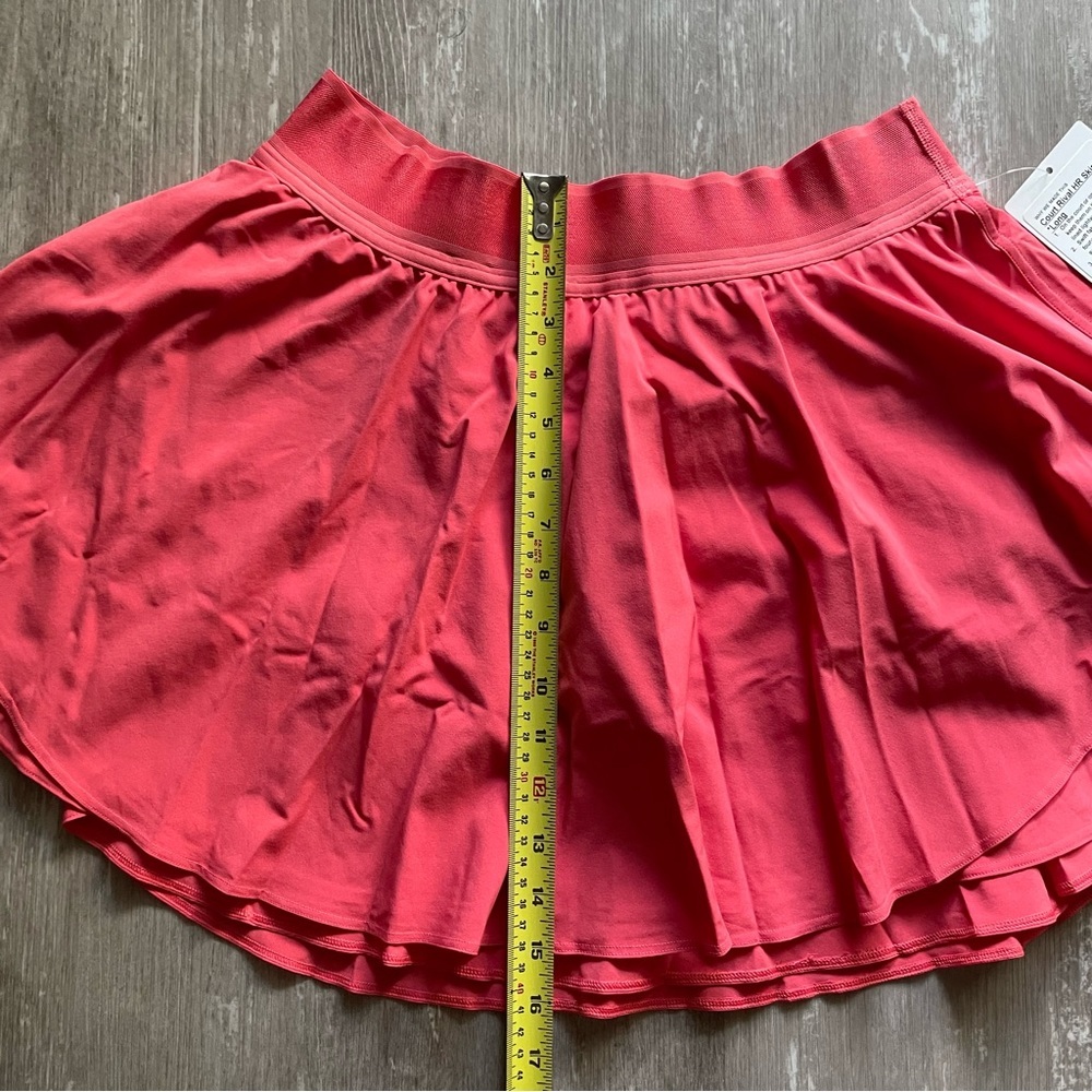 Lululemon Court Rival High-Rise Skirt LONG - Pale Raspberry - Picture 2 of 5